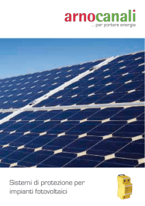 Sistemi di protezione per impianti fotovoltaici