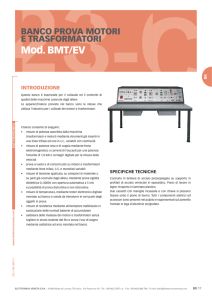bmt/ev - banco prova motori e trasformatori