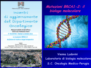 Mutazioni BRCA1-2: il biologo molecolare