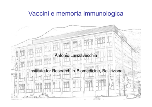 Vaccini e memoria immunologica