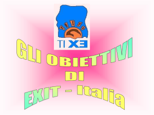Gli Obiettivi di EXIT-Italia 1 Dibattito sull`Eutanasia in Italia 2