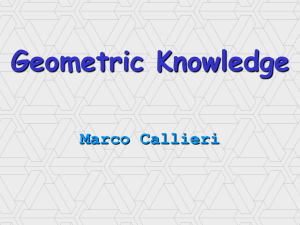 Geometric Knowledge