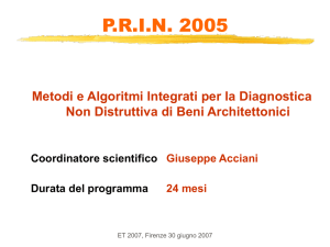 Presentazione ET 2007