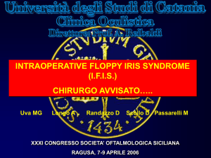 Diapositiva 1 - Società Oftalmologica Siciliana