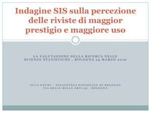 Diapositiva 1 - Società Italiana Statistica