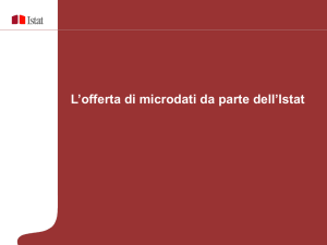 ISTAT – Microdata offer