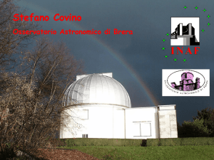 Nessun titolo diapositiva - Osservatorio Astronomico di Brera