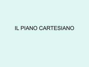 IL PIANO CARTESIANO