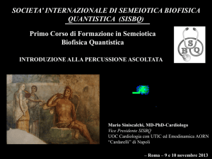 Presentazione di PowerPoint - Società Internazionale di Semeiotica