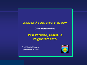 Presentazione di PowerPoint - Università degli studi di Genova