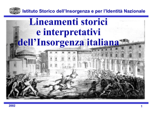 Lineamenti storici e interpretativi dell`Insorgenza italiana