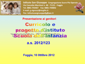 Diapositiva 1 - Istituto "San Giuseppe"