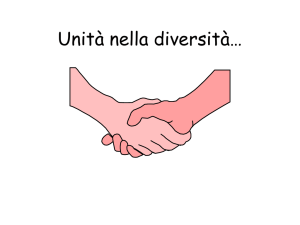 Unità nella diversità…
