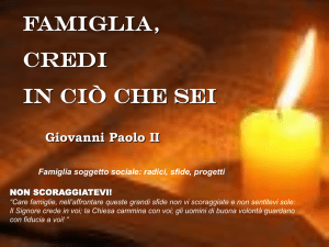 Diapositiva 1 - Oratorio Savio Messina