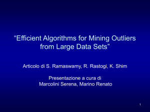 “Efficient Algorithms for Mining Outliers from Large Data Sets”