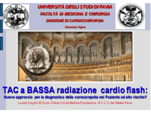 Diapositiva 1 - Vincenzo Vigna Cardiochirurgo al Policlinico di Pavia