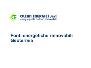 Geotermia - Clean Energies Roma. Impianti solari fotovoltaici