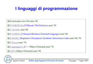 Java Programming Language - Ordine Ingegneri Catania