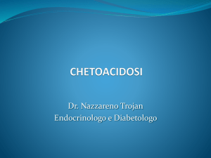chetosi acidosi - Diabetici San vito