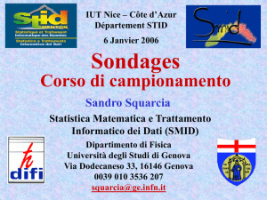 Elementi di Statistica - Università degli studi di Genova
