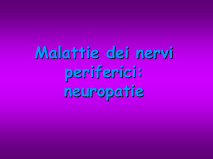 Malattie dei nervi periferici (neuropatie)