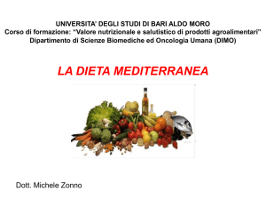 La Dieta mediterranea