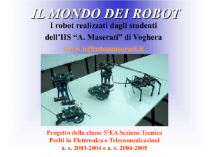 il mondo dei robot - Istituto Maserati