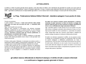 Diapositiva 1 - Federazione Italiana Editori Giornali