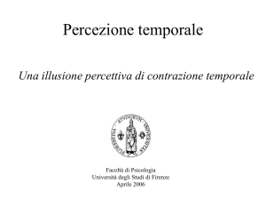 Contrazione Temporale - Didattica del Prof David Burr
