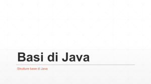 Basi di Java