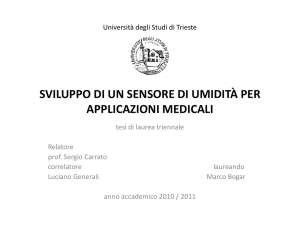 sensore_umidita - Università degli Studi di Trieste