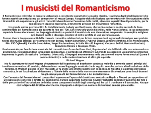 I musicisti del Romanticismo