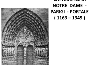 CATTEDRALE DI NOTRE DAME - PARIGI : PORTALE ( 1163 * 1345 )