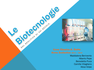 Le Biotecnologie - Liceo Statale A.Gatto