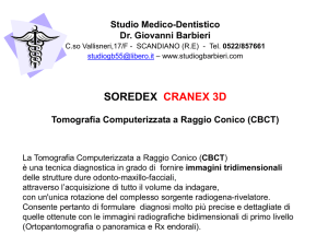 CBCT - Studio Dentistico Barbieri dr. Giovanni