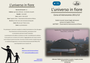 Scarica il flyer in formato ppxt - Osservatorio Astronomico di Brera