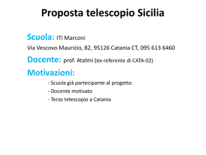 Proposta telescopio Sicilia Scuola