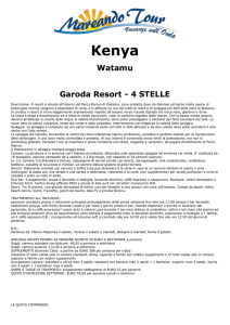Kenya Watamu Garoda Resort - 4 STELLE
