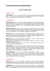 Dal 18 al 24 gennaio 2003 - Consiglio regionale della Toscana