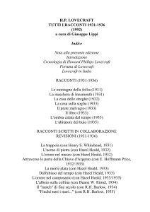 H.P. Lovecraft - Tutti I Racconti 1931-1936