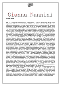 Biografia di Gianna Nannini