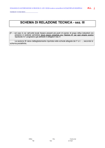Allegato J - Schema di Relazione Tecnica sez. n. 3