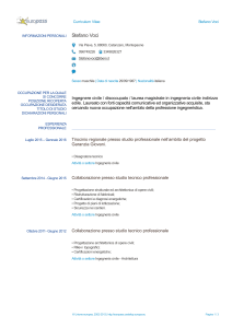 Europass CV - Ordine degli Ingegneri della Provincia di Milano