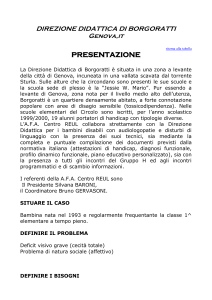 Presentazione Direzione Didattica di Borgoratti Genova