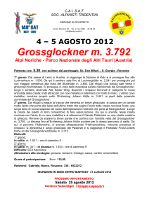 Locandina SAT_Grossglockner.04-05.08.2012