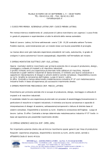 FILIALE DI ROMA VIA XX SETTEMBRE n. 4 – 00187 ROMA TEL: 06