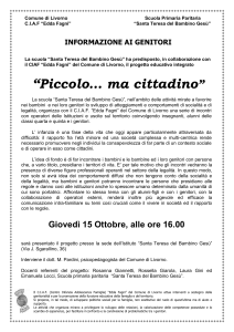 Comune di Livorno Direzione Didattica “La Rosa”