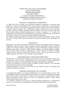 fisica iii - Istituto Santa Giuliana Falconieri