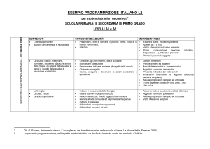 curriculum italiano L2 - IC Manzoni di Ornago e Burago