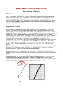 grafica raster e grafica vettoriale - B. MURRU